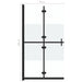 Inloopdouchewand inklapbaar 70x190 cm ESG-glas halfmat