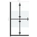 Inloopdouchewand inklapbaar 80x190 cm ESG-glas halfmat
