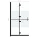 Inloopdouchewand inklapbaar 110x190 cm ESG-glas halfmat