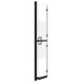 Inloopdouchewand inklapbaar 120x190 cm ESG-glas halfmat