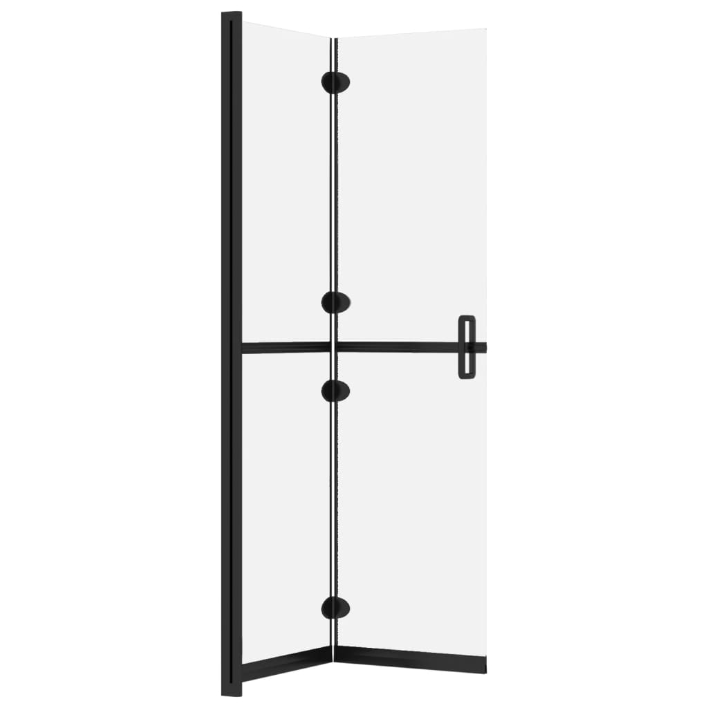 Inloopdouchewand inklapbaar 70x190 cm ESG-glas mat
