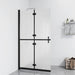 Inloopdouchewand inklapbaar 70x190 cm ESG-glas mat