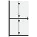 Inloopdouchewand inklapbaar 100x190 cm ESG-glas mat