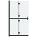 Inloopdouchewand inklapbaar 110x190 cm ESG-glas mat