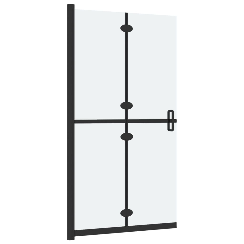 Inloopdouchewand inklapbaar 110x190 cm ESG-glas mat
