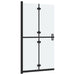 Inloopdouchewand inklapbaar 120x190 cm ESG-glas mat