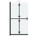 Inloopdouchewand inklapbaar 120x190 cm ESG-glas mat