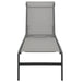 Ligbedden 2 st met tafel textileen en staal