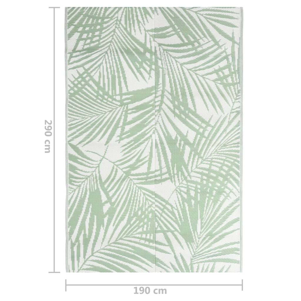 Buitenkleed ARAKIL 190x290 cm polypropeen groen