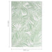 Buitenkleed ARAKIL 190x290 cm polypropeen groen