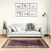 Vloerkleed wasbaar 80x150 cm zwart en goudkleurig