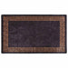 Vloerkleed wasbaar 120x180 cm zwart en goudkleurig