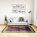 Vloerkleed wasbaar 120x180 cm zwart en goudkleurig