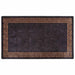 Vloerkleed wasbaar 190x300 cm zwart en goudkleurig
