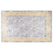Vloerkleed wasbaar 80x150 cm grijs