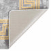 Vloerkleed wasbaar 80x150 cm grijs