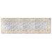 Vloerkleed wasbaar 80x300 cm grijs