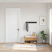 Vloerkleed wasbaar 80x300 cm grijs