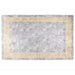 Vloerkleed wasbaar 160x230 cm grijs