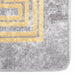 Vloerkleed wasbaar 160x230 cm grijs