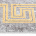 Vloerkleed wasbaar 160x230 cm grijs