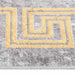 Vloerkleed wasbaar 190x300 cm grijs