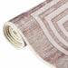 Vloerkleed wasbaar 80x300 cm beige