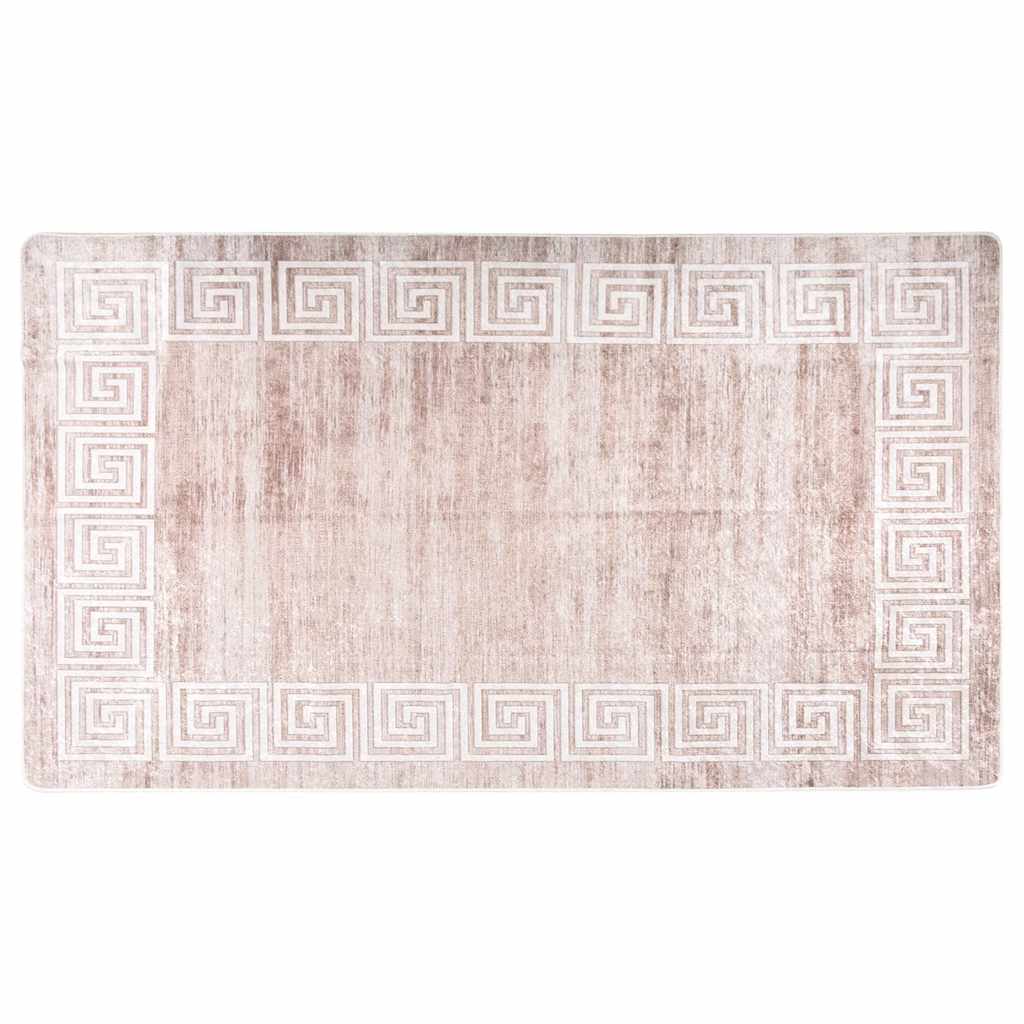 Vloerkleed wasbaar 190x300 cm beige