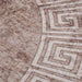 Vloerkleed wasbaar 120 cm beige