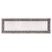 Vloerkleed wasbaar 80x300 cm lichtbeige