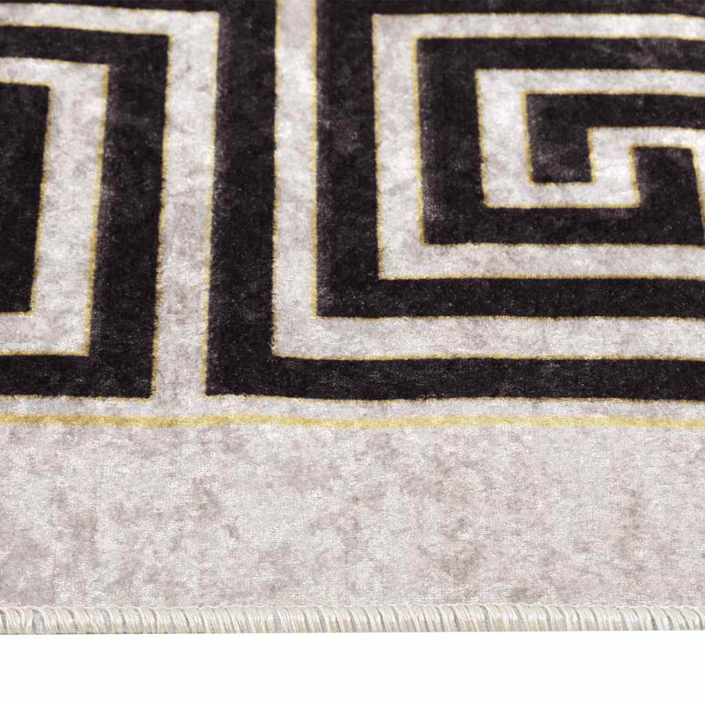 Vloerkleed wasbaar 190x300 cm lichtbeige