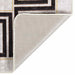 Vloerkleed wasbaar 190x300 cm lichtbeige