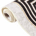 Vloerkleed wasbaar 190x300 cm lichtbeige