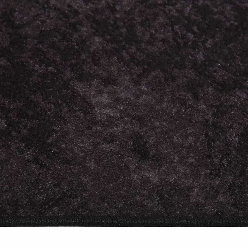 Vloerkleed wasbaar 120x180 cm antracietkleurig