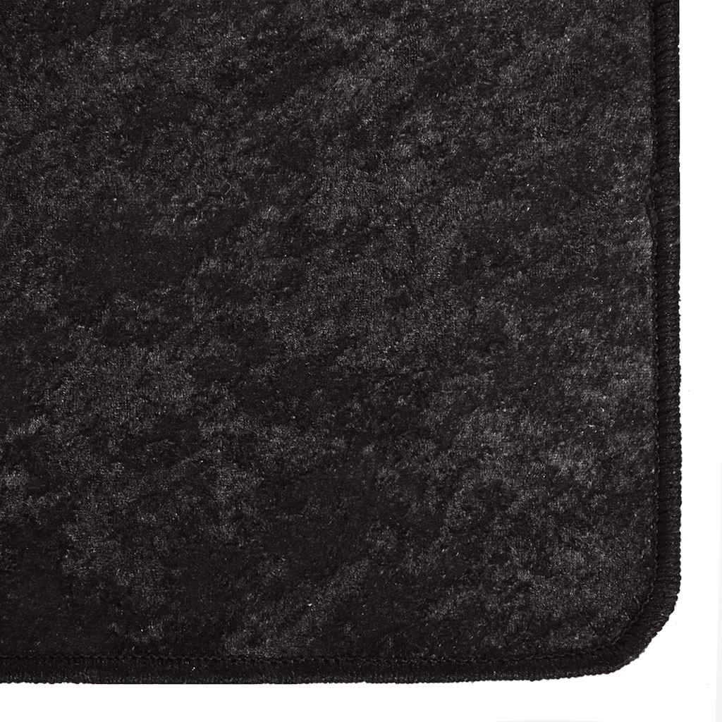 Vloerkleed wasbaar 120x180 cm antracietkleurig