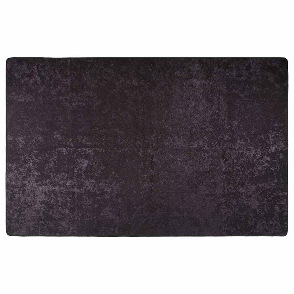 Vloerkleed wasbaar 160x230 cm antracietkleurig