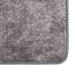 Vloerkleed wasbaar 80x300 cm grijs