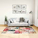 Vloerkleed wasbaar patchwork 120x180 cm meerkleurig
