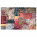 Vloerkleed wasbaar patchwork 160x230 cm meerkleurig