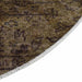 Vloerkleed wasbaar patchwork ø120 cm meerkleurig