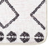Vloerkleed wasbaar 80x300 cm zwart en wit