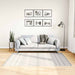 Vloerkleed wasbaar 120x180 cm zwart en wit