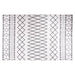 Vloerkleed wasbaar 160x230 cm zwart en wit