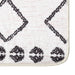 Vloerkleed wasbaar 160x230 cm zwart en wit