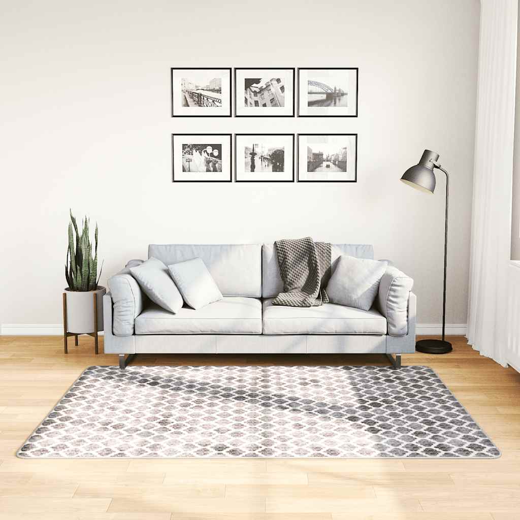 Vloerkleed wasbaar 120x180 cm meerkleurig