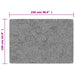 Vloerkleed Wasbaar Anti-Slip 160X230 Cm Meerkleurig 160 x 230 cm Grijs en wit