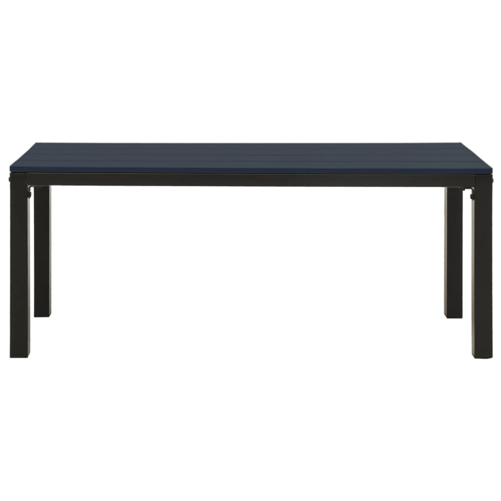Tuinbank 110 cm staal en HKC zwart