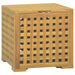 Touwkist 40x40x40 cm massief teakhout