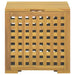 Touwkist 40x40x40 cm massief teakhout