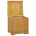 Touwkist 40x40x40 cm massief teakhout